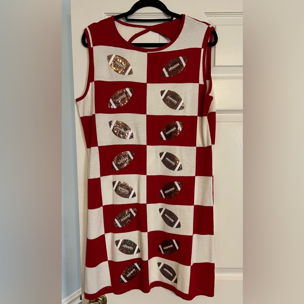 Queen of Sparkles Football dress